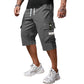 Lässige Herren-Workwear-Hose mit Kordelzug und 7/8-Schnitt