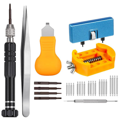 🕰️🔧 Professionelles Werkzeugset für die Uhrenreparatur – 13-in-1, Präzisionswerkzeuge & Ideal Für Uhr- & Brillenreparaturen 🛠️