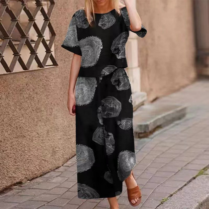 2-teiliges Set aus locker geschnittenem bedrucktem Oberteil und Hose für Damen🔥Kauf 2 Artikel versandkostenfrei