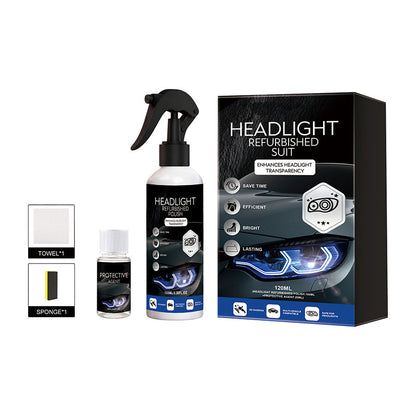 🚗 KAUFE 2, ERHALTE 1 GRATIS! ✨ Professionelles Scheinwerfer-Set – Beseitigt Gelbstich, Stellt Klarheit Her & Einfache Anwendung Für Langanhaltenden Glanz 💎