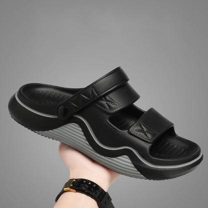 Sandalen mit dicker Sohle und atmungsaktivem Material