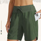 Damen Hochtaillierte Sportshorts mit Schnelltrocknungsfunktion