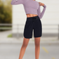 Damen Hochtaillierte Sportshorts mit Schnelltrocknungsfunktion