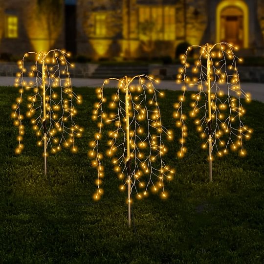🎆 50% RABATT! ✨ Solar-Bodenlampe „Feuerwerk“ – Dekorativ, IP55 wasserdicht & 8-10h Licht für Garten und Terrasse ☀️