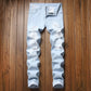 Herren Slim Straight Jeans mit Rissen