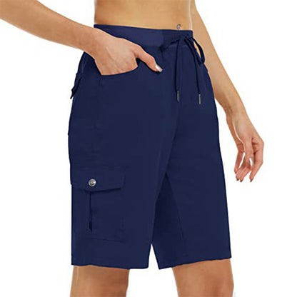 Cargo-Shorts für Damen – schnelltrocknend mit praktischen Taschen – bequem & funktional für Freizeit & Reise