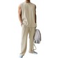 Herren- Tanktop- und Hose-Set mit lockerer Passform