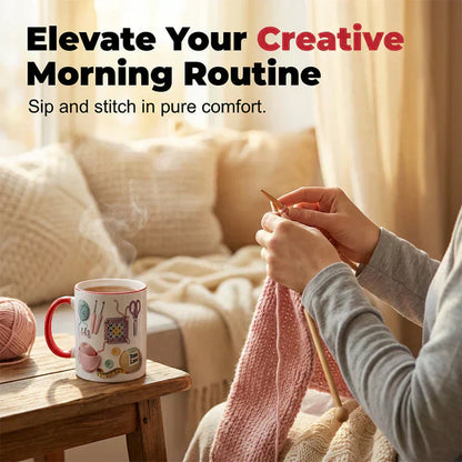 🔥 LIMITIERT: -50% ☕🧶 Wollbecher für Häkeln & Stricken – praktisch, dekorativ & perfekt als Geschenkidee 🎁