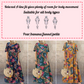Lässiges, locker geschnittenes Damen-Maxikleid im Retro-Stil mit Rundhalsausschnitt und Print