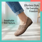 👟 Atmungsaktive Strick-Freizeitschuhe für Damen – Kühler Tragekomfort, Flexible PVC-Sohle & Ideal Für Lange Spaziergänge 🚶‍♀️