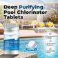 🥳2026 HEISSER VERKAUF🥳💞ÜBER 50.000 VERKAUFT!💧🛡️ 50 % RABATT! Pool-Chlorinatortabletten – Über Nacht von Grün zu Klar. Langsam auflösend, wartungsarm. Sanft zu Haut und Augen. Der beste Freund Ihres Pools. 🏖️✅
