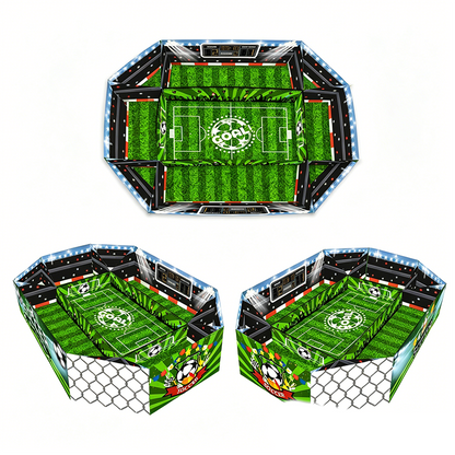 3-teiliges Snack-Set „Fußballstadion“
