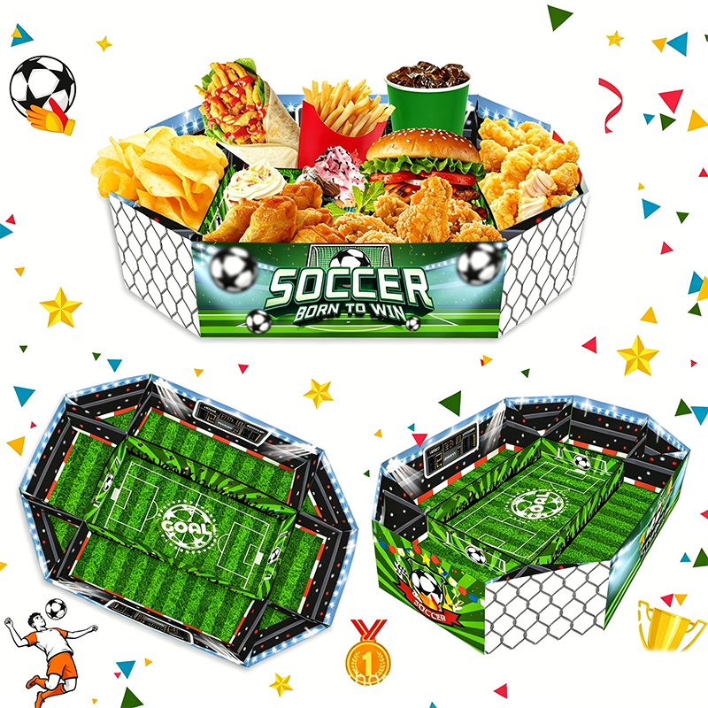 3-teiliges Snack-Set „Fußballstadion“