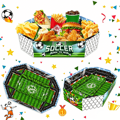3-teiliges Snack-Set „Fußballstadion“