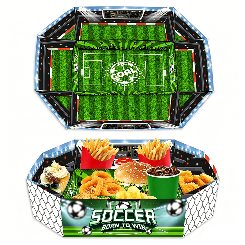 3-teiliges Snack-Set „Fußballstadion“