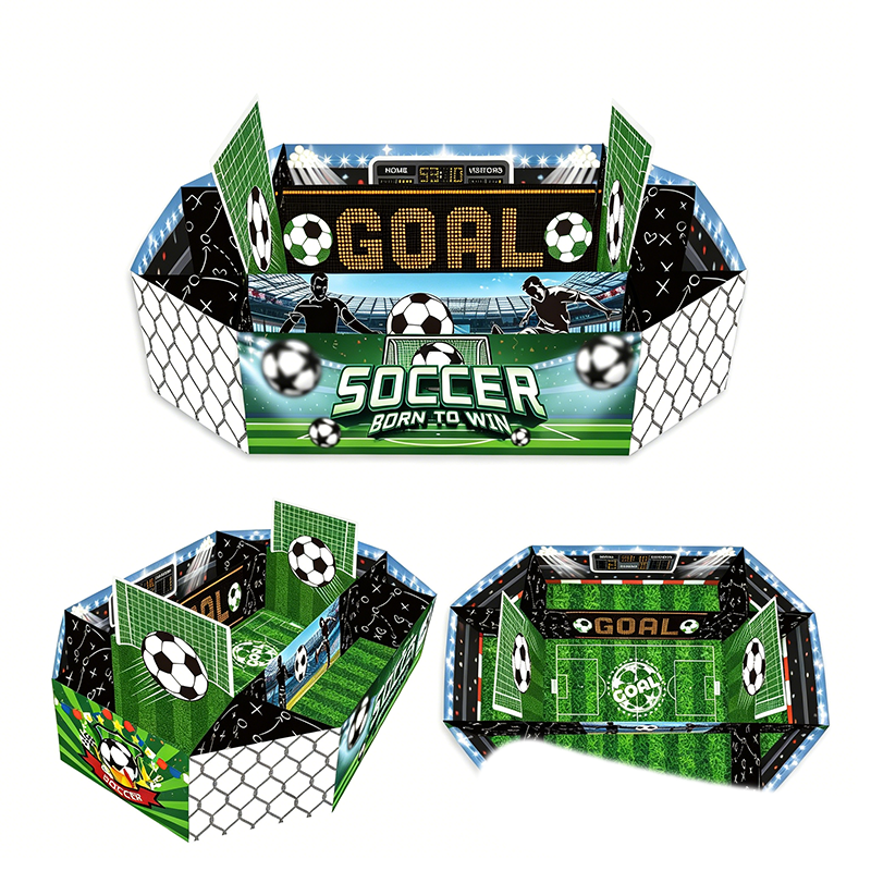 3-teiliges Snack-Set „Fußballstadion“
