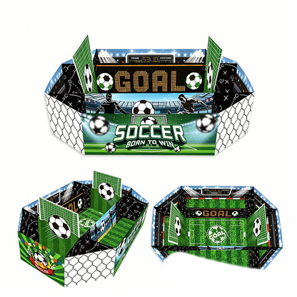 3-teiliges Snack-Set „Fußballstadion“