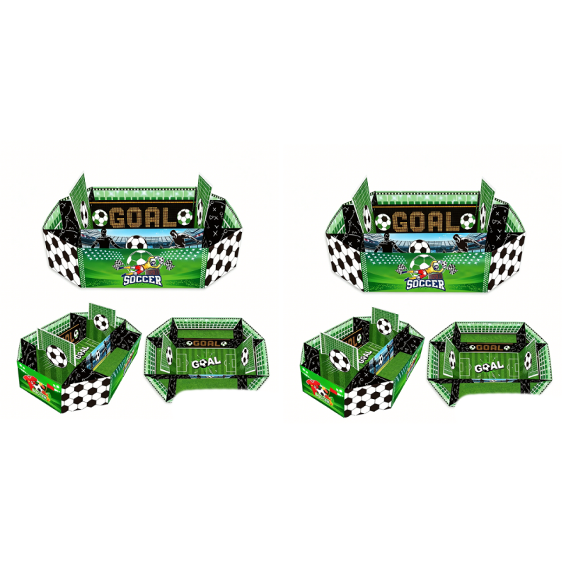 3-teiliges Snack-Set „Fußballstadion“