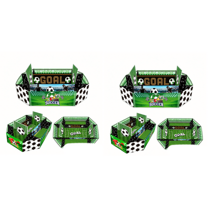 3-teiliges Snack-Set „Fußballstadion“