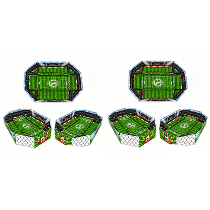 3-teiliges Snack-Set „Fußballstadion“