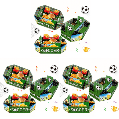 3-teiliges Snack-Set „Fußballstadion“