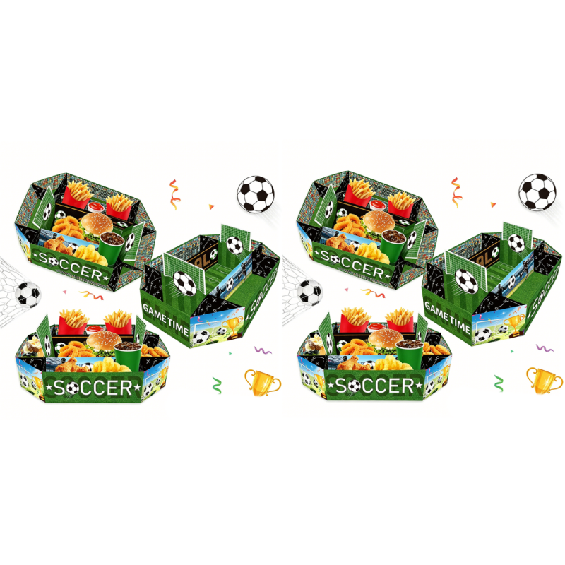 3-teiliges Snack-Set „Fußballstadion“