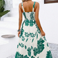 🌺 NUR FÜR KURZE ZEIT: 50 % RABATT! 👗 Damenkleid mit Spaghettiträgern und Blumenmuster – gesmokter Rücken, A-Linie, leicht 🌼
