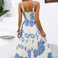 🌺 NUR FÜR KURZE ZEIT: 50 % RABATT! 👗 Damenkleid mit Spaghettiträgern und Blumenmuster – gesmokter Rücken, A-Linie, leicht 🌼