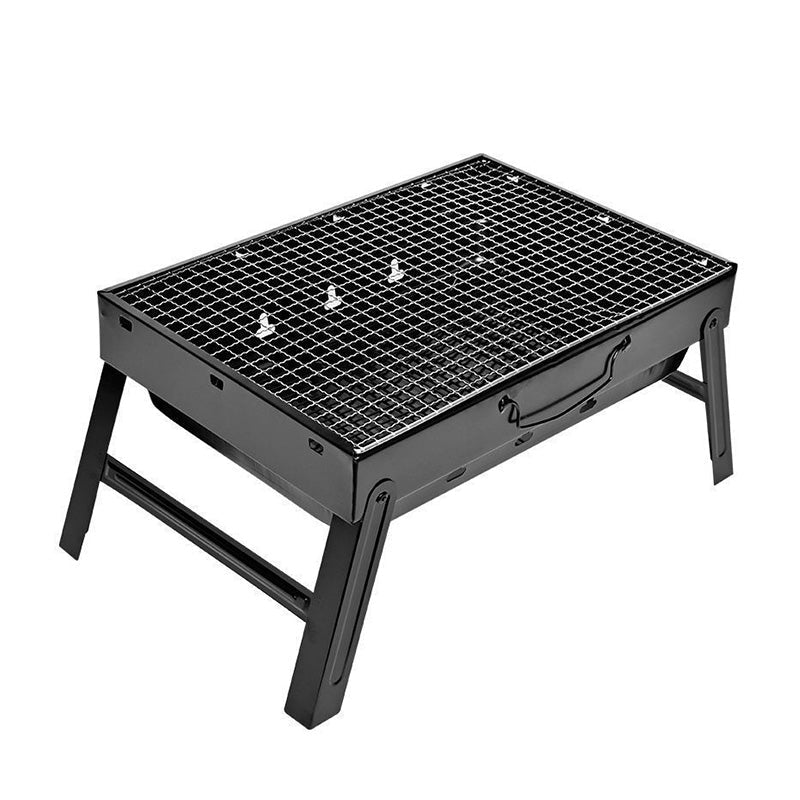 🍖 SPARE 50% 🏕️ Faltbarer tragbarer Grill mit Schublade & Ständer – Kompakt, stabil & perfekt für Camping, Garten & Balkon ✨