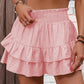 🌸NEU HOT SALE✨ Fließend & schmeichelhaft! 🌸 Stretch Waist Layered Short Skirt - ein Must-Have! 💃