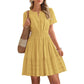 🌞 50% RABATT NUR HEUTE 👗 Damen Stufen-Minikleid – sommerlich, locker & verspielt 💫 Perfekt für Strand & Stadt