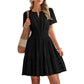 🌞 50% RABATT NUR HEUTE 👗 Damen Stufen-Minikleid – sommerlich, locker & verspielt 💫 Perfekt für Strand & Stadt