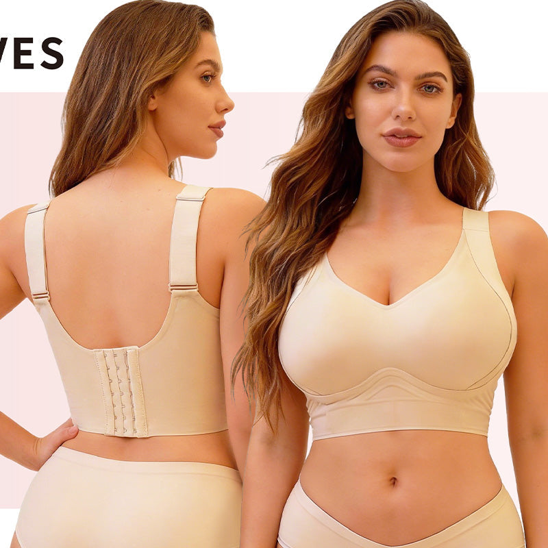 👙 BEFRISTET 50% RABATT! ✨ Nahtloser Push-up-BH – W-Stütze, 3cm Träger, 7-Reihen 👌