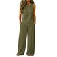 Set aus einem ärmellosen Freizeit-Oberteil und einer Hose mit weitem Bein für Damen