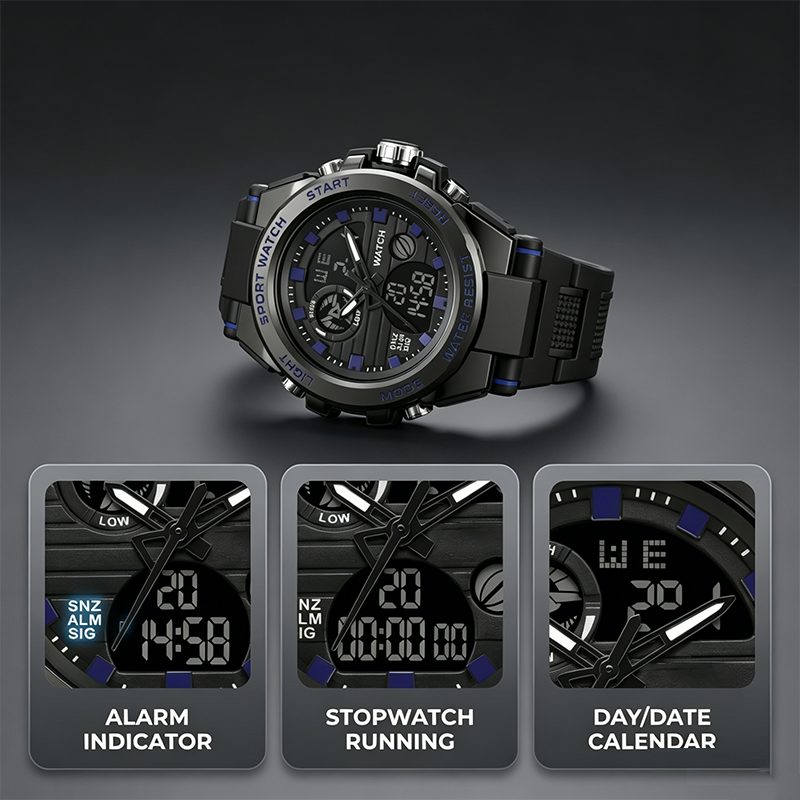 ⌚️💧 Wasserdichte Sportuhr für Herren – 40% RABATT! Robust, multifunktional & perfekt für Sport, Outdoor & Alltag 🏊‍♂️🚴‍♂️