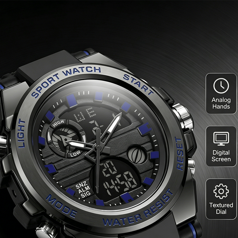 ⌚️💧 Wasserdichte Sportuhr für Herren – 40% RABATT! Robust, multifunktional & perfekt für Sport, Outdoor & Alltag 🏊‍♂️🚴‍♂️