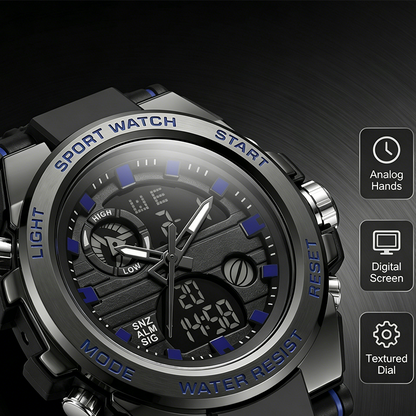 ⌚️💧 Wasserdichte Sportuhr für Herren – 40% RABATT! Robust, multifunktional & perfekt für Sport, Outdoor & Alltag 🏊‍♂️🚴‍♂️