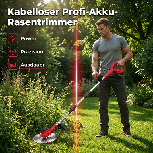 Kabelloser elektrischer Rasentrimmer mit bürstenlosem Motor