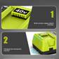 Dual Port 40V Lithium Battery Charger for Power Tools