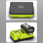 Dual Port 40V Lithium Battery Charger for Power Tools