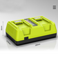 Dual Port 40V Lithium Battery Charger for Power Tools