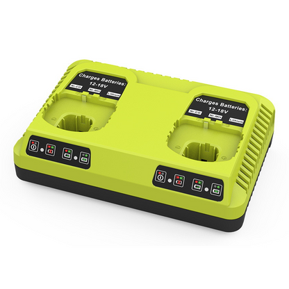 Dual Port 40V Lithium Battery Charger for Power Tools