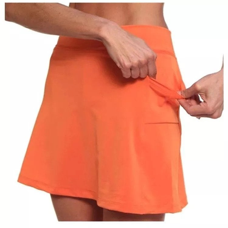 🏸 Sport-Rock mit integrierten Shorts – Anti-Scheuer, ideal für Tennis, Laufen & Gym!