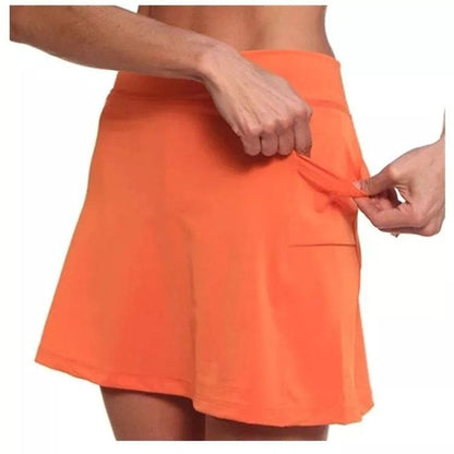🏸 Sport-Rock mit integrierten Shorts – Anti-Scheuer, ideal für Tennis, Laufen & Gym!