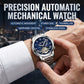 Mechanische Herrenuhr mit Präzisionsautomatikwerk
