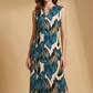 👗Letzter Tag im Angebot: 50 % Rabatt!👗Ärmelloses Maxikleid mit V-Ausschnitt und Seitenschlitz für Damen.