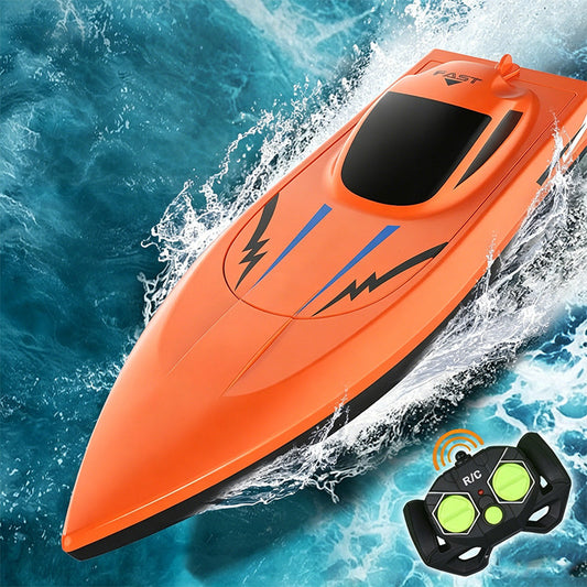 2,4-GHz-Hochgeschwindigkeits-RC-Boot mit zwei Motoren