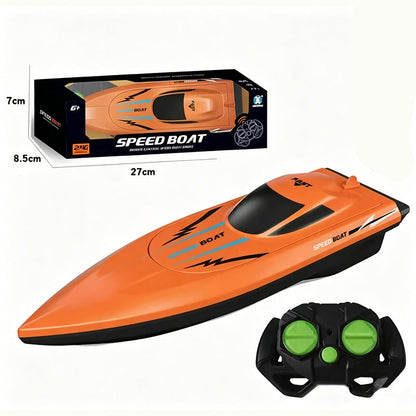 2,4-GHz-Hochgeschwindigkeits-RC-Boot mit zwei Motoren